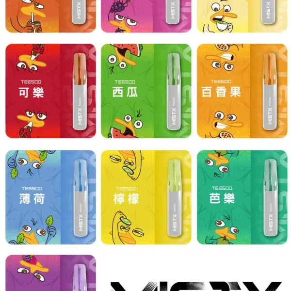 MIST X 鴨嘴獸拋棄式6500口 買十送一